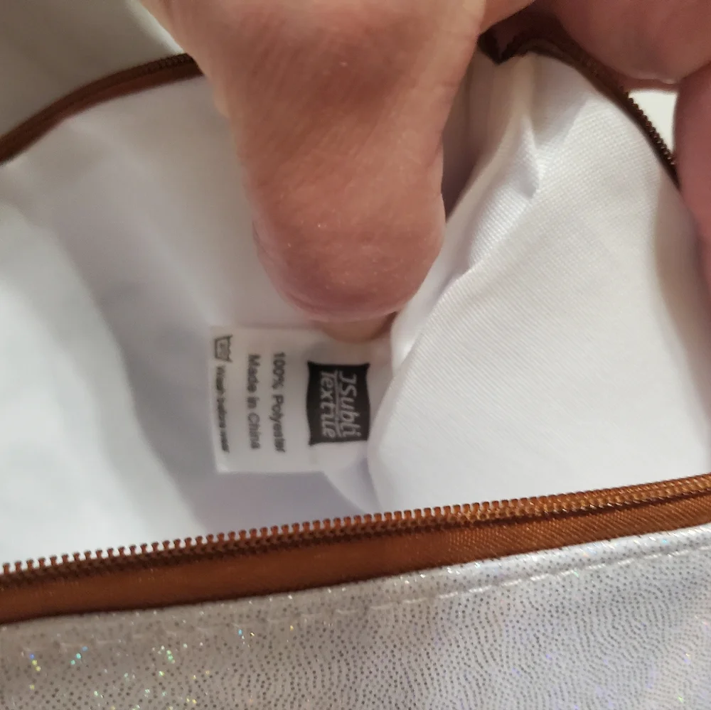Better Late then Ugly Funny Sparkle Makeup Bag